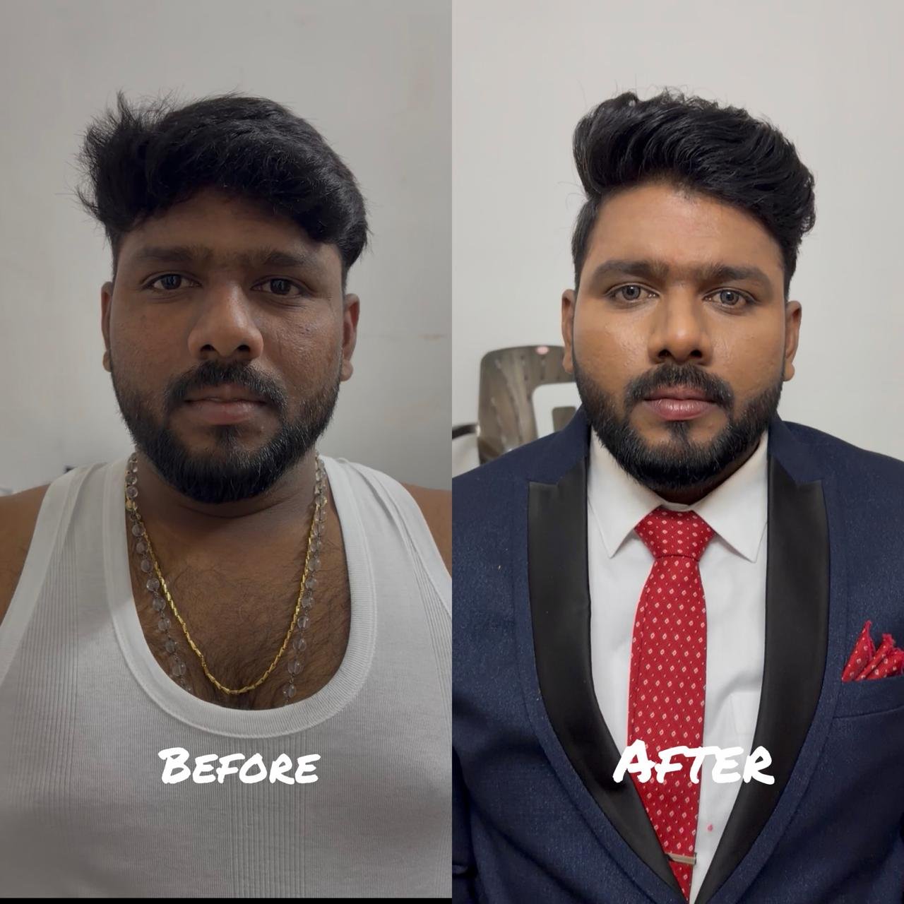 Groom Makeup Before After Chennai